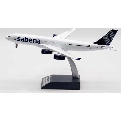 1:200 A340-200 OO-SCW Sabena Belgium airlines airplane aircraft plane diecast alloy model with base landing gear toy