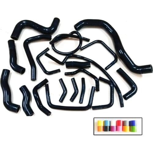 19pcs SILICONE RADIATOR HOSE KIT FOR NISSAN SKYLINE GTR R35 VR38DETT GT- R 08-15