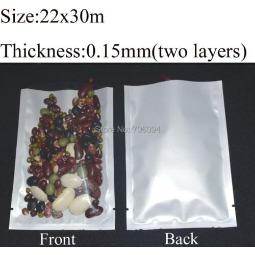 200pcs 22x30cm Clear+Pearl White Plastic bag,hot sealing Reflective Pearl film Plastic bag,Polybag,Gift Package