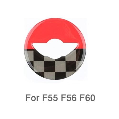 3D Car Steering Wheel Center Dedicated Car Sticker for Cooper F55 F56 F60 Clubman Countryman Accessories