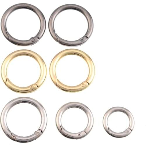 Free Shipping-2Pcs Unwelded Leather Bag Metal Crafts DIY Ring Clasp 28mm(Inside: 19mm ) Connect Buckle