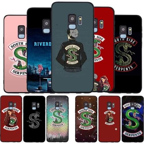 Riverdale black Soft phone Case For Samsung S20 S10 S9 S8 S7 edge Plus Lite For Note 8 9 10 A6 A7 A8 A9 2018 Cover