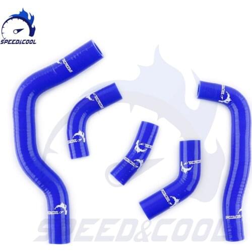 Motorcycle Silicone Radiator Coolant Tube Pipe Hose Kit For HONDA CRF450R CRF 450 R 2005 2006 2007 2008