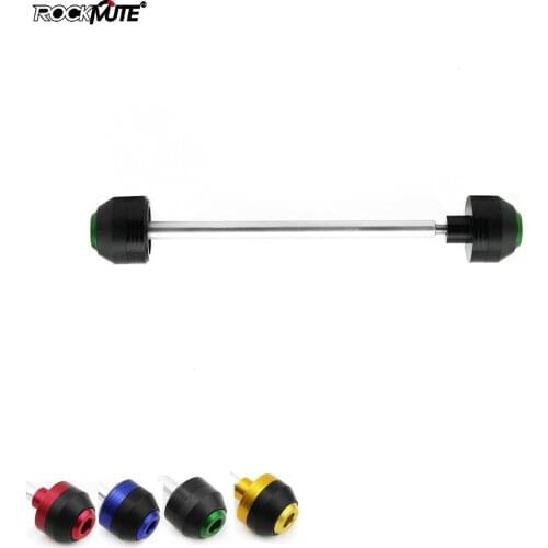 For Kawasaki KLE VERSYS 650 2007-2017 Motorcycle Aluminum Front Axle Fork Swing Arm Crash protector Wheel Slider