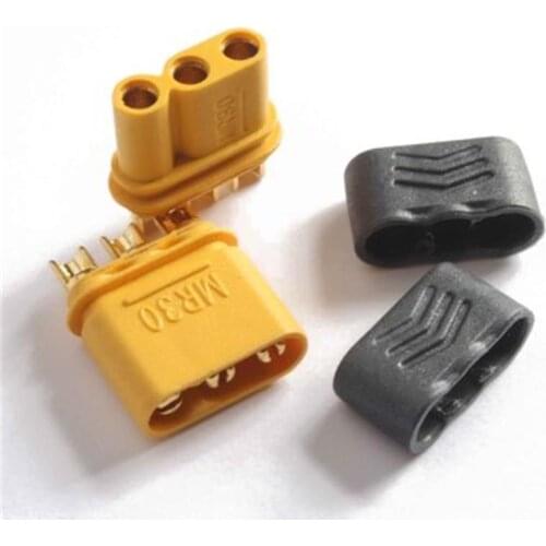 HOBBYMATE Amass XT30MR Male and Female 5 PAIR CONNECTOR PLUG GOLD PLATED UPGRATED XT30 MR30