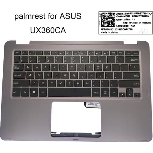 English notebook keyboard for Asus ZenBook UX360CA UX360C UX360 US qwerty laptop keyboards Palmrest Top Case New 13NB0BA2AP0201