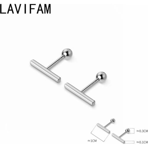 LAVIFAM Silver Earrings