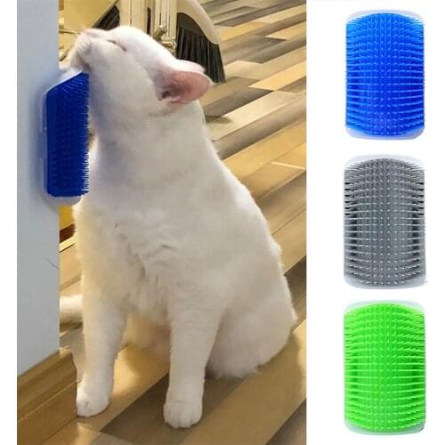 Pet Massage Brush For Cats Brush Corner Cat Self Groomer Comb Brush With Catnip Cat Rubs The Face With Tickling Comb