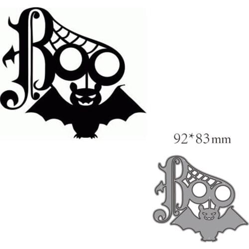 Metal cutting dies cut die mold Halloween bat Boo decoration Scrapbook paper craft knife mould blade punch stencils dies