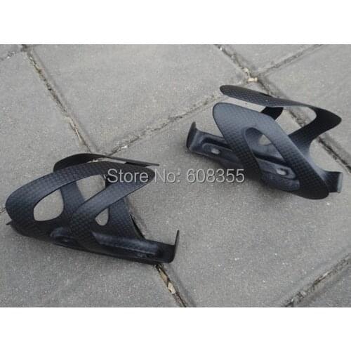 Full Carbon Matt MTB Mountain Road Cyclocross TT Bike water Bottle cage bicycle Holder for all Cycling - 2 Pcs ( 023 )