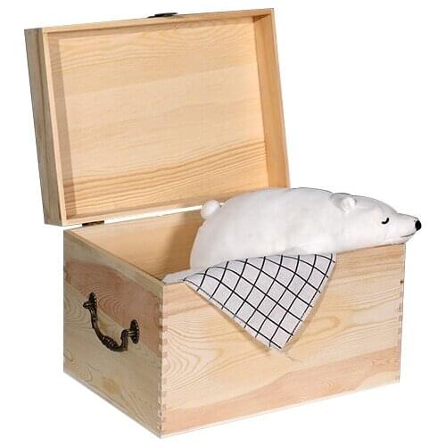 Primitive original solid wood box for storage