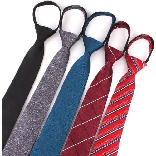 Simple Zipper Neck Ties For Men Women Casual Easy Necktie For Boys Girls Suits Student Tie Slim Black Ties Gravatas Neck Wear
