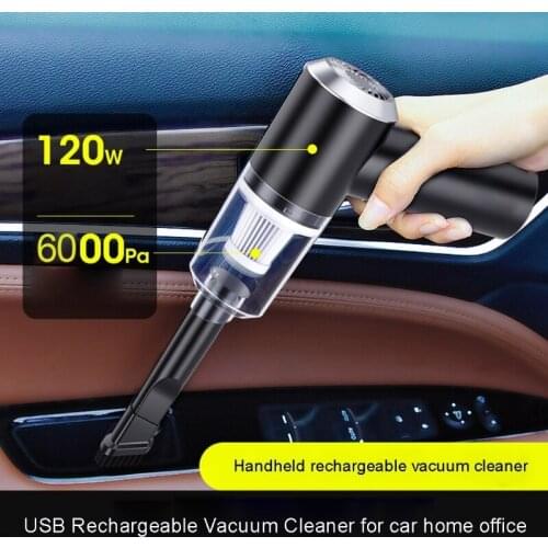 USB Rechargeable Cordless 5500Pa 120W Portable Handheld Powerful Wireless Car Vacuum Cleaner for SUV Home Office ly16 wholesales