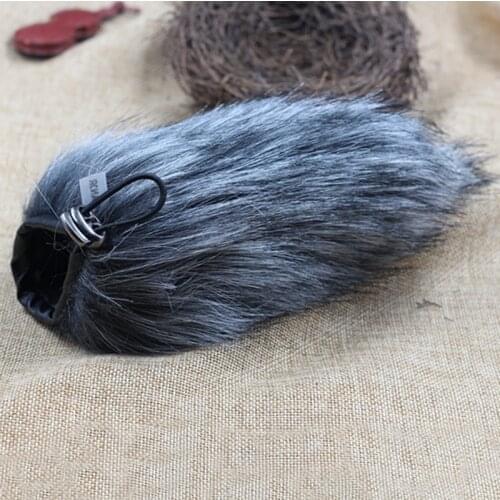For RODE VIDEOMIC GO Video Voice Recording Pen Outdoor Microphone Wind Cover Furry Windscreen Windshield Muff Accessories