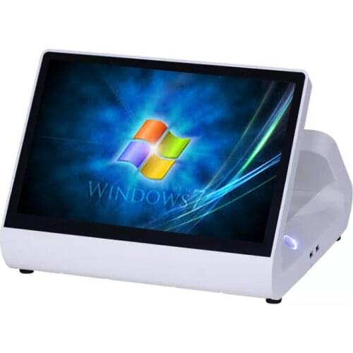 J1900 CPU factory price POS System for retailers Point of Sales Commercal pc fanless POS Machine with VFD touch screen