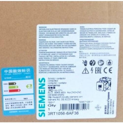 ** 1PC NEW SIEMENS 3RT1056-6AF36 110-127V free shipping