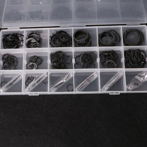 300 PCS Circlip Set External Retaining Cir Clip Circlips Snap Ring Assortment