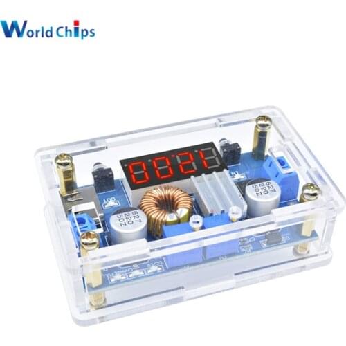 5A CC/CV W USB Voltmeter LED Drive Step down Lithium charger Power Module + CASE
