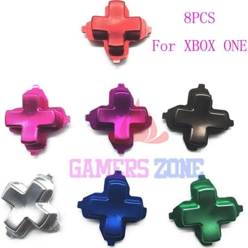 8PCS Colorful Aluminum Alloy Metal D-Pad D Pad for XBOX ONE D Pad Buttons