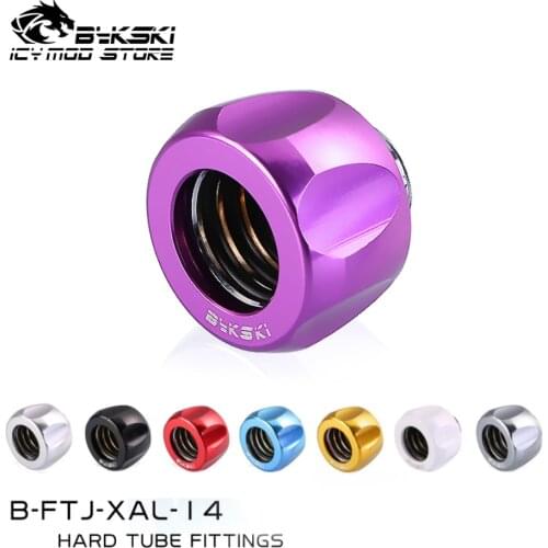 Bykski B-FTJ-XAL-14 Boutique Hard Tube Quick Screw, Plum Blossom Quick Screw 4 Layers of Sealing Ring