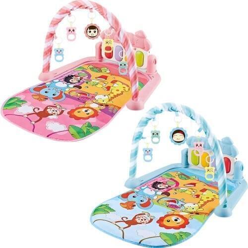 Baby Gym Play Mats Kick And Play Piano Gym Activity Center For Infants Gym Crawling Activity Rug Toys For 0-12 Months