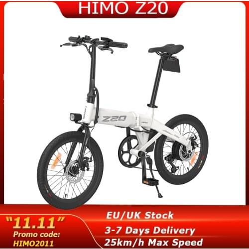 HIMO Z20 Electric Bike 20inche 250W Electric Bicycle Foldable Ebike 36V10AH 80KM Mileage Urban/Park E-Bike Men Women Bikes