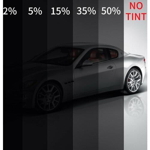 HOHOFILM 152cmx1000cm 4mil Black Window Film 5%VLT Window Tint adhesive sticker Heat Proof Glass Sticker 99%UV Proof car/home