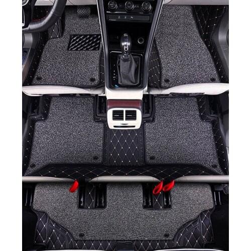 Good quality! Custom special carl floor mats for Volkswagen Sharan 7 seats 2021-2011 durable waterproof double layers carpets