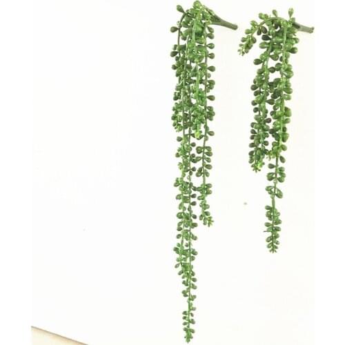 Artificial Lover Tears Succulent Plant Fake Hanging String of Pearls Plants for Home Wedding Party Garden Decor