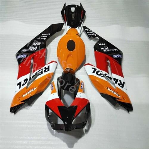 ABS Injection Fairing Kit Fit For HONDA CBR1000RR 2004-2005 CBR1000RR 04 05 orange black white red body Motorcycle Fairing