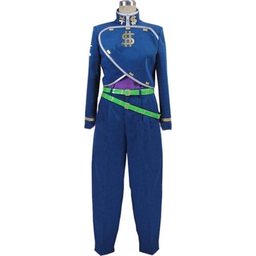 2017 Hot Anime JoJos Bizarre Adventure Okuyasu Nijimura Cosplay Costume Custom Made