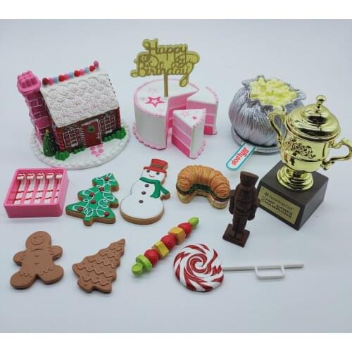 American girl doll simulation cream glue diy model food material Christmas gift toy pendant wave2