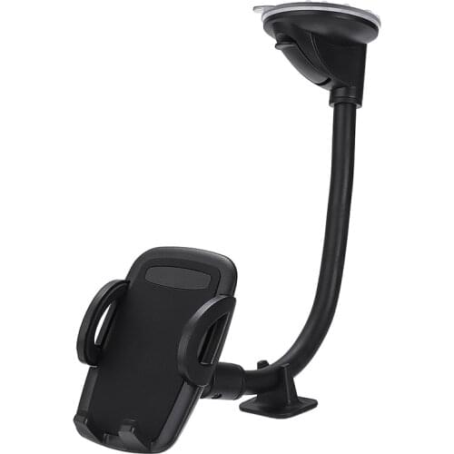 Mayitr 1pc Car Mobile Phone Holder Mount Suction Cup Auto Windshield Long Arm Bracket 360 Degrees Rotation Accessories Parts