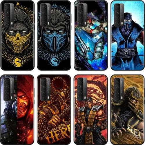 Mortal Kombat For Huawei Y9A Y9S Y9 Y8P Y8S Y7A Y7P Y7 Y6 Y6P Y6S Y5P Y5 Prime Pro 2019 2020 Black Soft Phone Case