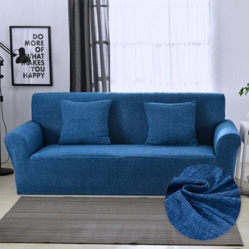 Solid Color Elastic Chair Sofa Cover Stretch Sofa Covers for Living Room Couch Spandex Chair Protector Slipcover 1/2/3/4 Seater