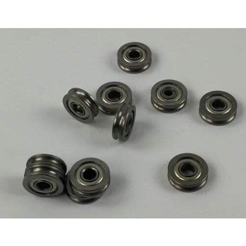 Sliding U-groove beaing pulley/runner/rollers/wheels/ bearing bore 4mm ,diameter 13mm, thickness 4mm.10pcs/lot