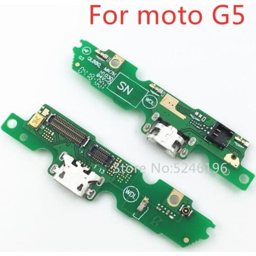 1pcs Applicable to For Motorola moto G5 One Fusion + Plus G4 Play USB Charging port charger base connector soft cable Replace