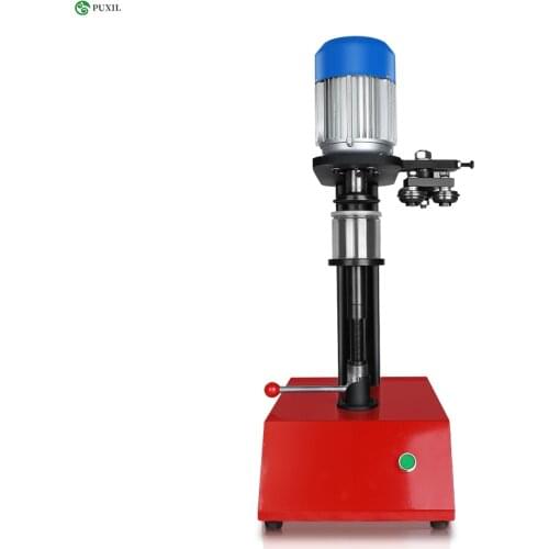 12 ~ 20 pcs / min Manual model can sealing machine circular canned food beer capping machine tin sealing machine