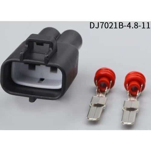 176143-6 500PCS DJ7021B-4.8-11 4.8mm 2Pin AMP Car Electrical Wire Connectors for Audi ,BMW,Honda,Toyota,NISSAN AND other models