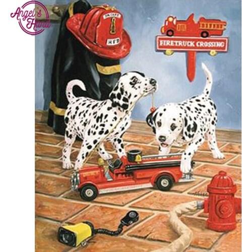 3D Diamond Painting Cross Stitch Naughty dog Rhinestone Crystal Needlework Diamond Embroidery Full Diamond Decorative