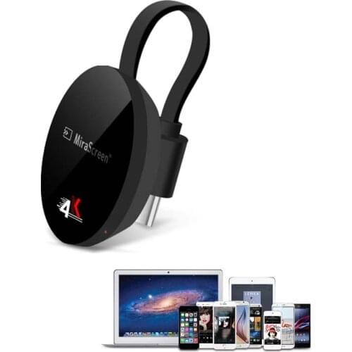 Mirascreen G7 plus wireless 4K UHD 2.4G H.265 Mirroring Android Miracast Airplay DLNA WiFi Dongle projector accessories tv stick