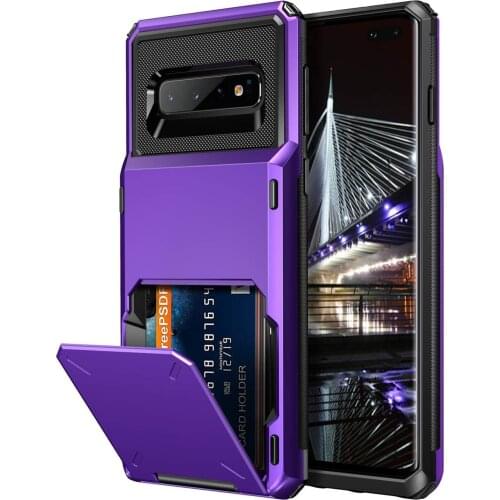 For Samsung Galaxy S10 S10 Plus S10e Case Wallet Credit Card Holder ID Slot Pocket Cover For Galaxy S10Plus S10e S10 5G Coque
