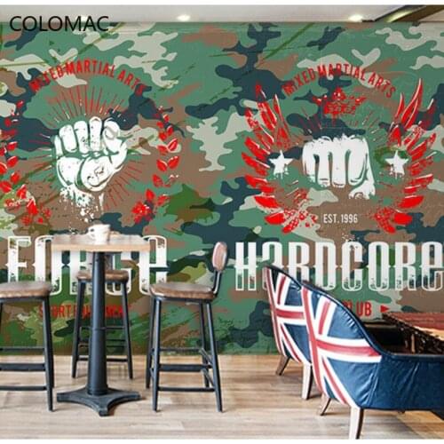 Colomac Custom Military Theme Camouflage Wallpaper Live Action CS Background Wall Decor for Walls Mural Drop Shopping