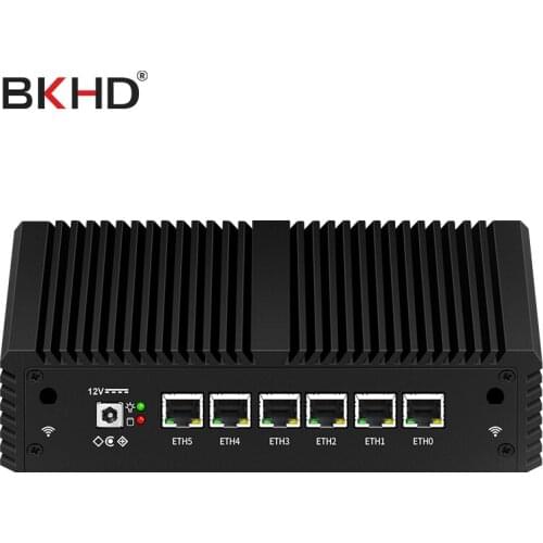 Classic Mini Gaming PC In-tel Core I3I5I7U CPU 6 LAN Fanless Firewall VPN Soft Router Portable Desktop Industrial Computer Offic