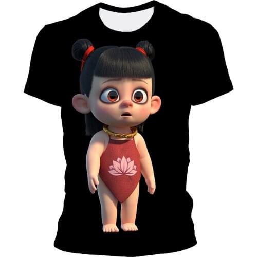 2021 Summer Hot-Selling Anime 3D Printing Fashion Fun T-Shirt With Short Sleeves Oversizd tshirt