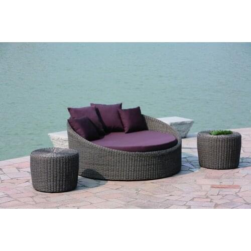 Moon ColAll weather lection 3 Pcs Set (Day Bed, 2 Side Tables)Chaise