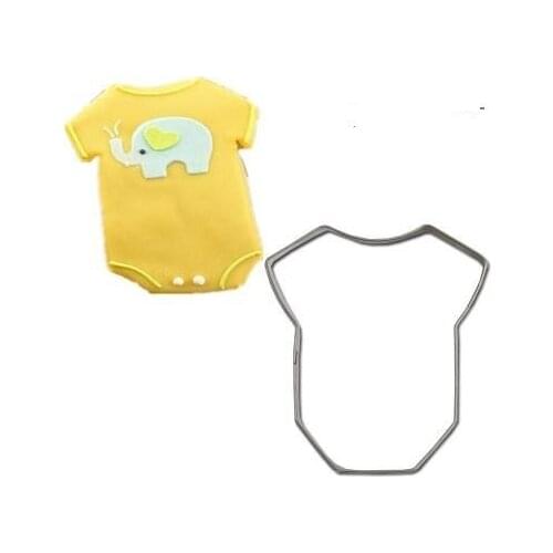 Metal Stainless Steel of Baby Series Stroller Clothing Cookie Cutters Fondant Biscuits Tools