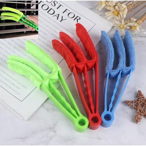Cleaning 3-blades Window Blinds Brush Air Conditioning Cleaner Shutter Home Tool Multifunctional Dust Cleaning Brush