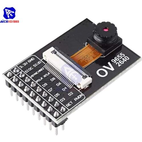 Diymore OV9655 OV2640 Camera Module CMOS 1.3 Million SXGA 1280x1024 Camera Acquisition Development Module for Arduino