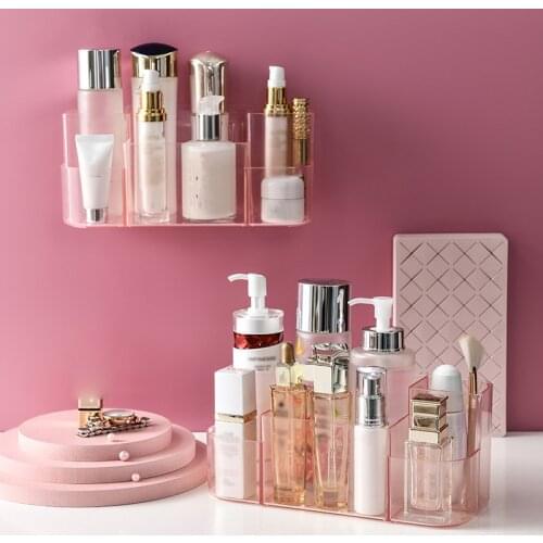 Makeup Organizer Dressing Table Makeup Box For Cosmetic Storage Makeup Jewelry Storage Box Table Sundries Storage Case
